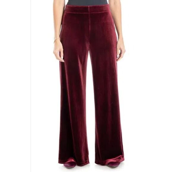 Max Studio Pants - NWT  Max Studio Women's Velvet Wide Leg Pants Size Large